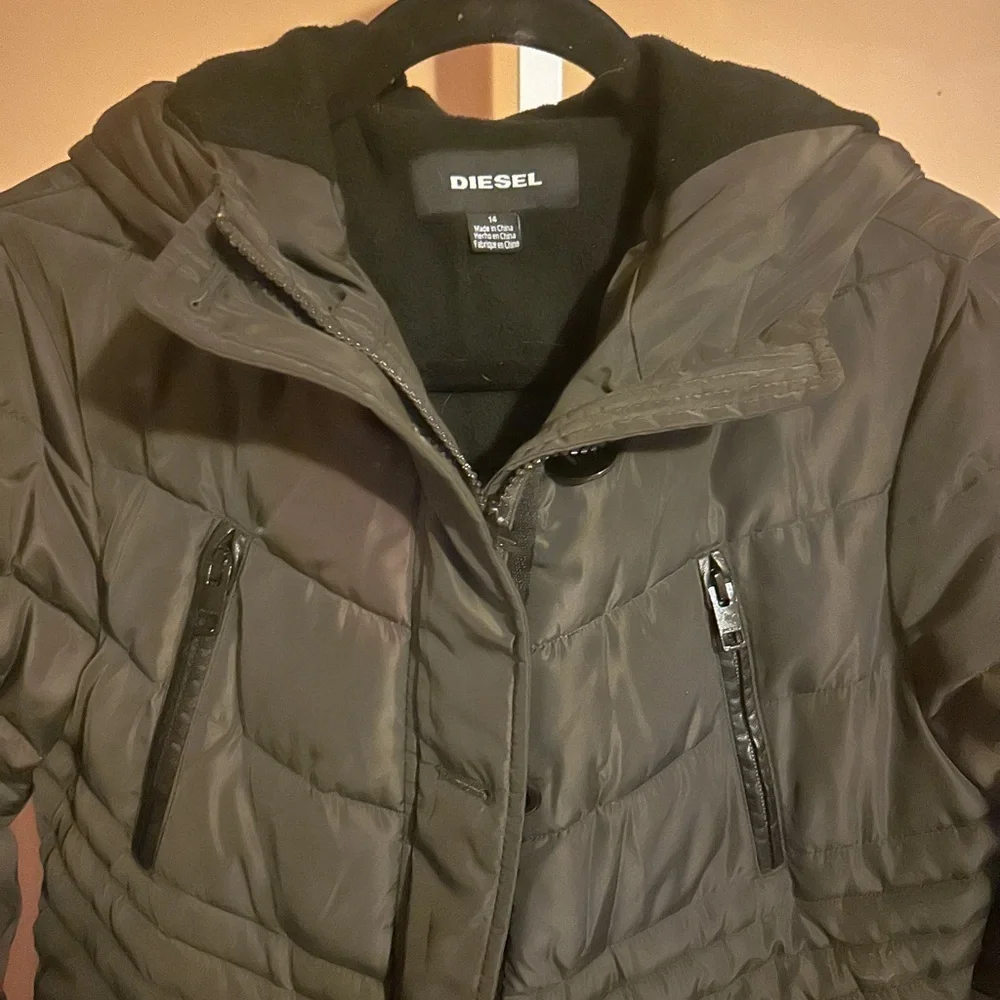 Diesel Girls Puffer Coat  Parka Hooded